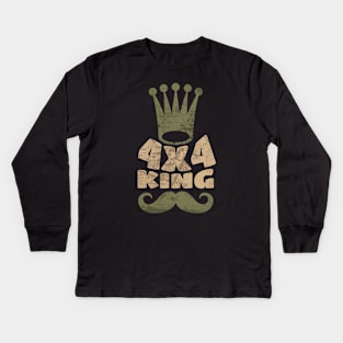 4X4 King Kids Long Sleeve T-Shirt